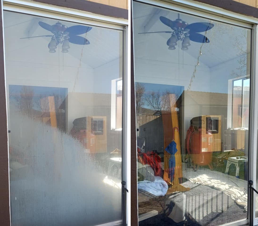 Before and After Window Cleaning